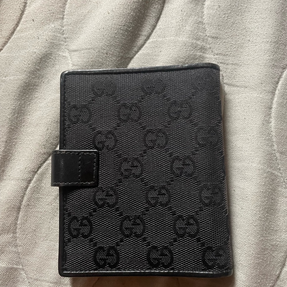 Used Gucci GG agenda planner.